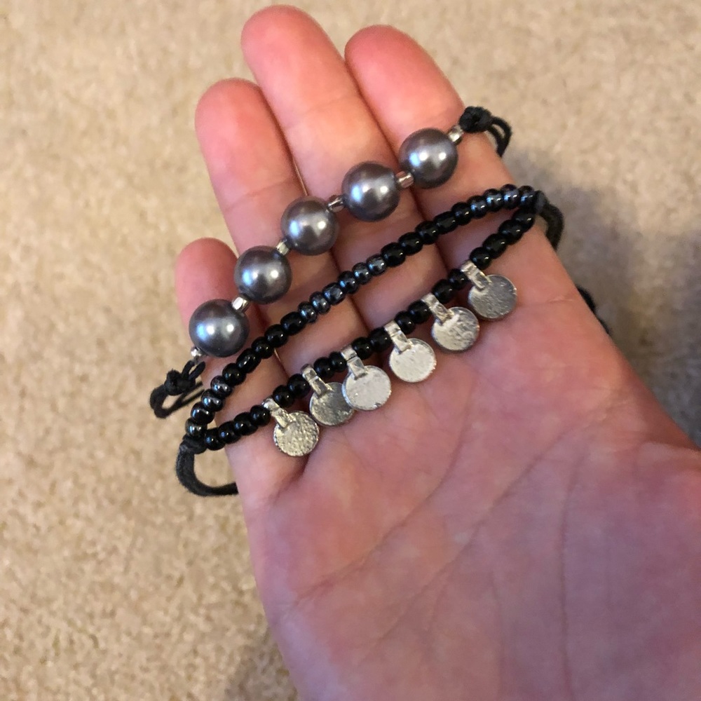4 adjustable bracelets